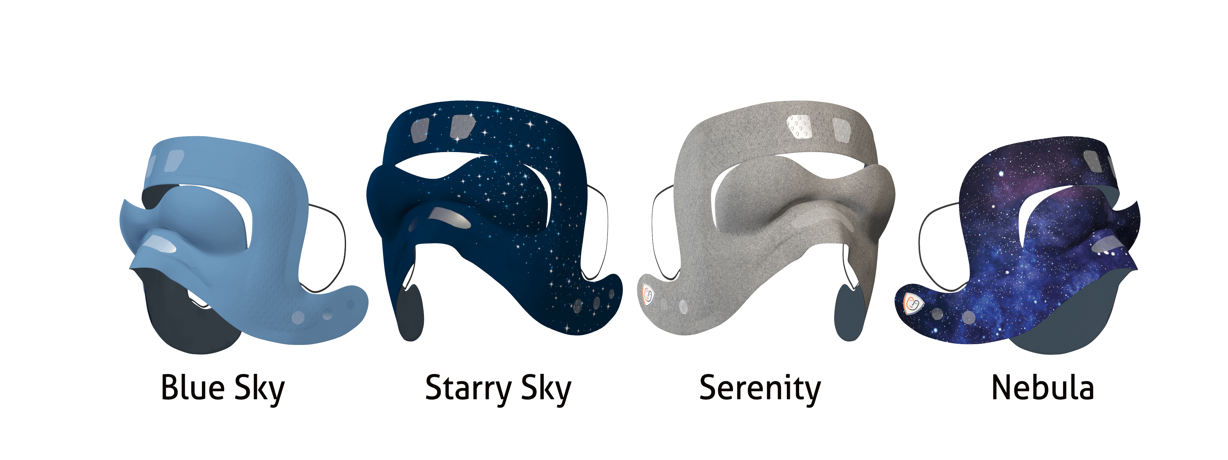 Facembrace Colors - Blue Sky, Starry Sky, Serenity and Nebula